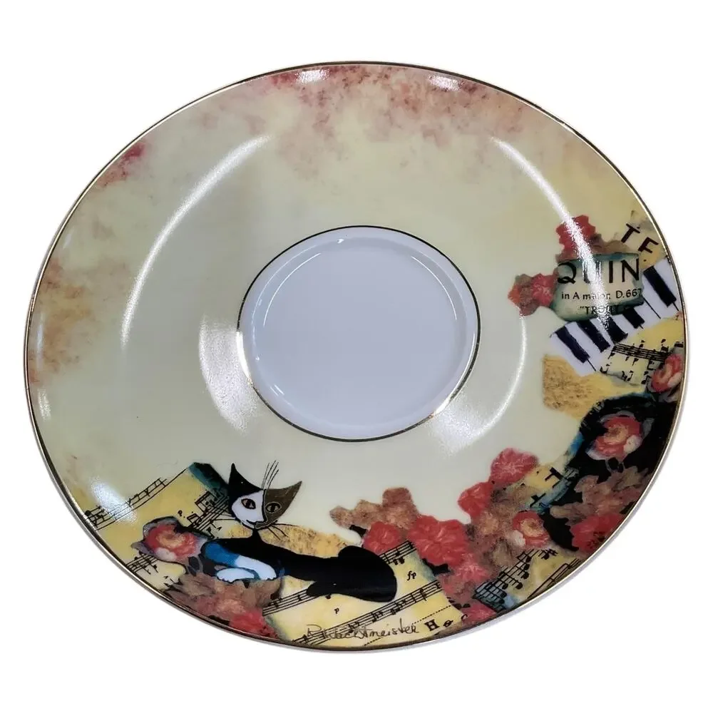 Goebel Musica Romantica Tea for One Set‎ Cats Art Rina Rautenberg